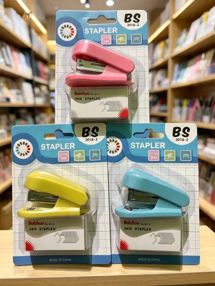Mini engrapadora colores c/u