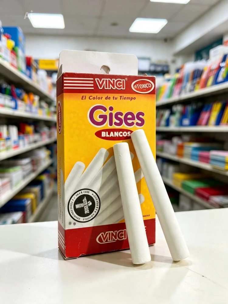 Gis blanco vinci 12 pz