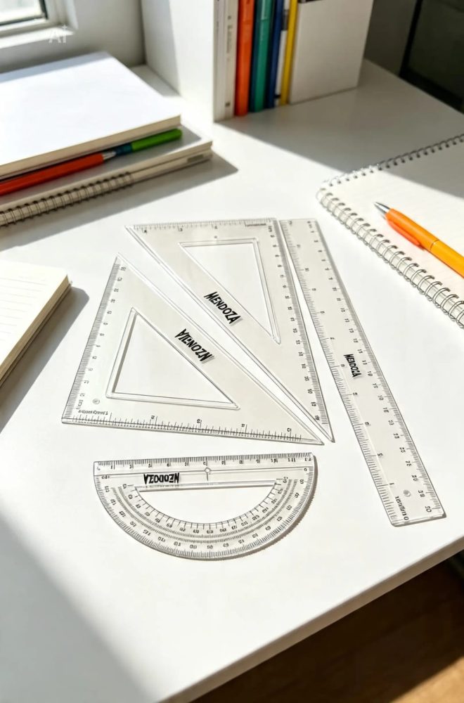 Juego geométrico de plástico