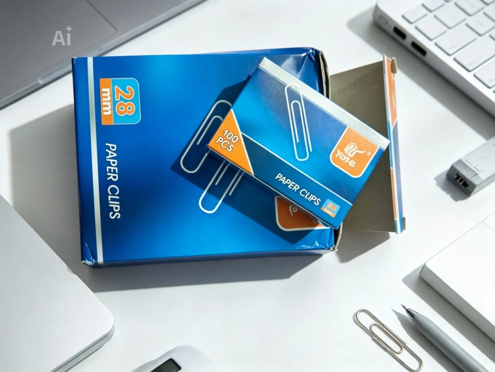 Caja de clips 28mm