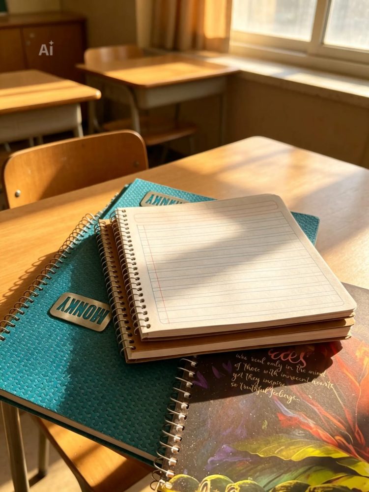 Libreta Italiano doble raya